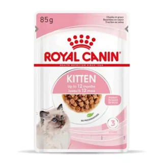 Royal Canin Kitten Émincés en Sauce pour Chatons 85g — Petzy.ma Maroc
